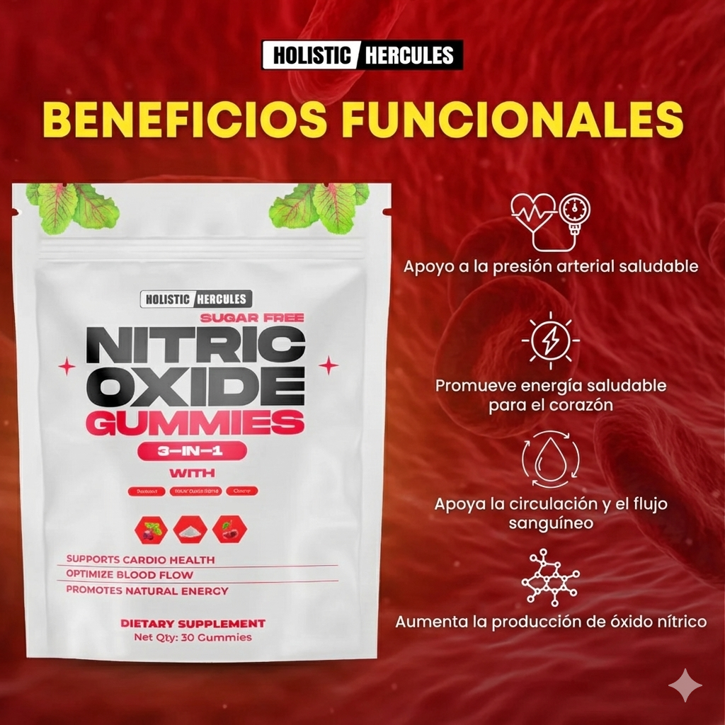 Oxido Nitrico en gomitas